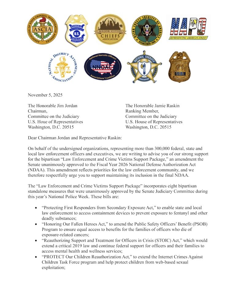 (11/05/2025): Joint Letter to HJC on NDAA Amendment