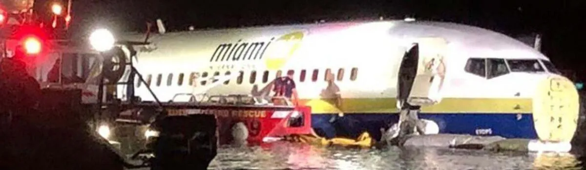 Boeing 737 Goes Off Runway Into River In Jacksonville, Fla.