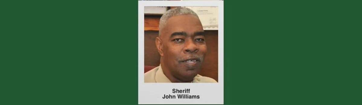 Lowndes County Sheriff John Williams Shot, Killed. Suspect Caught